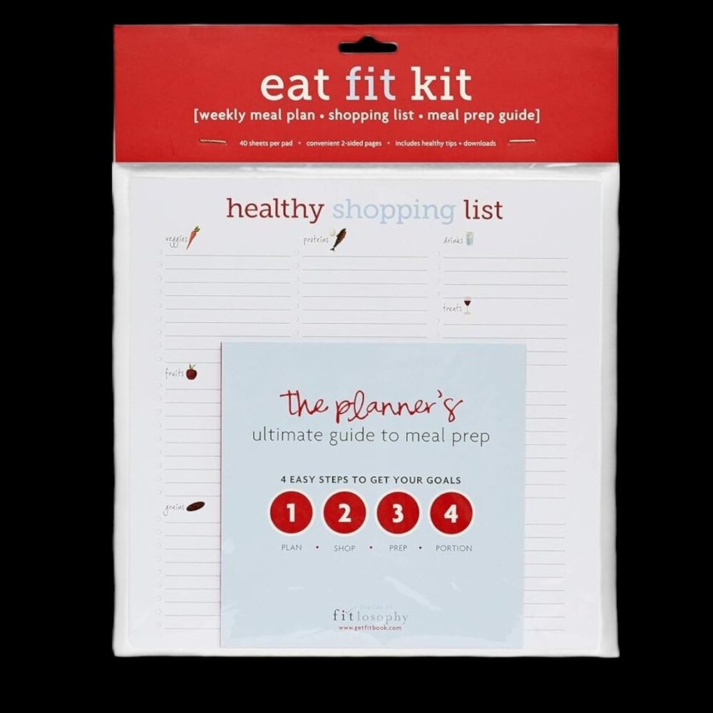Fitlosophy Eat Fit Weekly Meal Planner, Shopping List and Meal Prep Guide